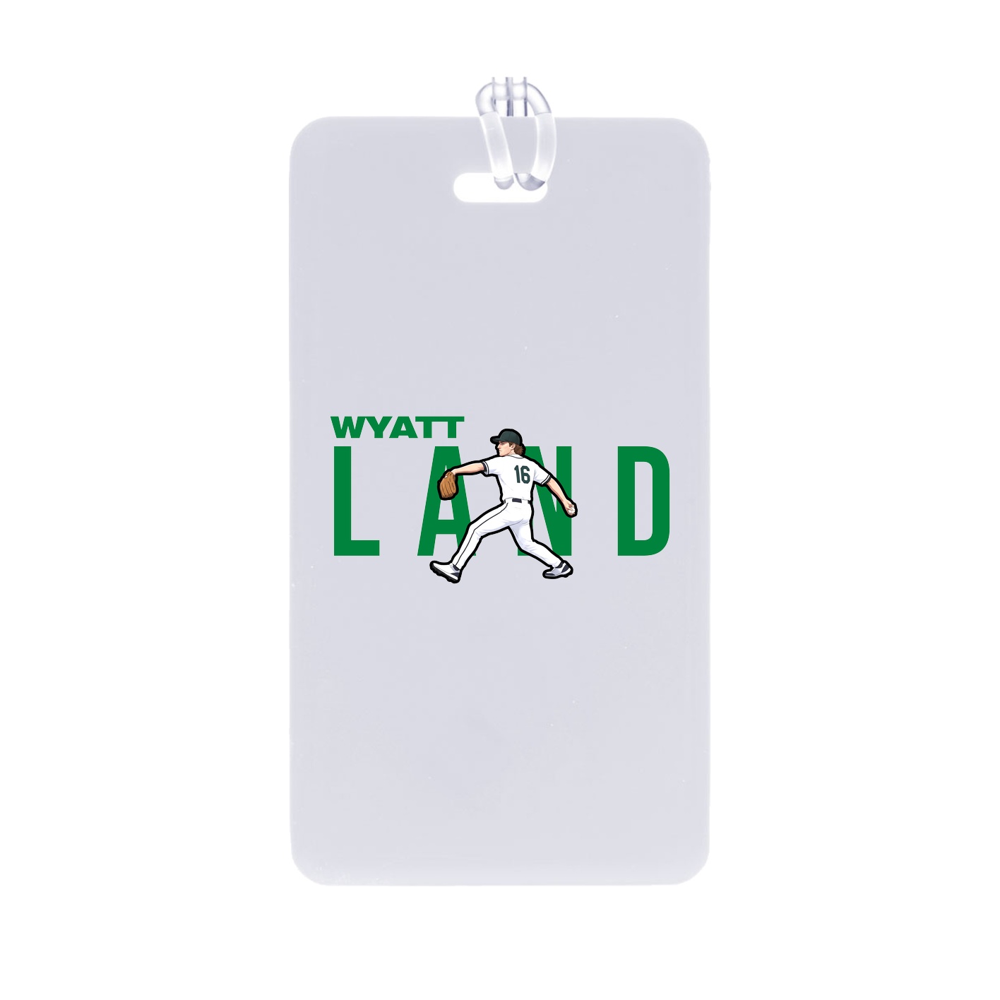 Bag Tag — Player Name in Classic