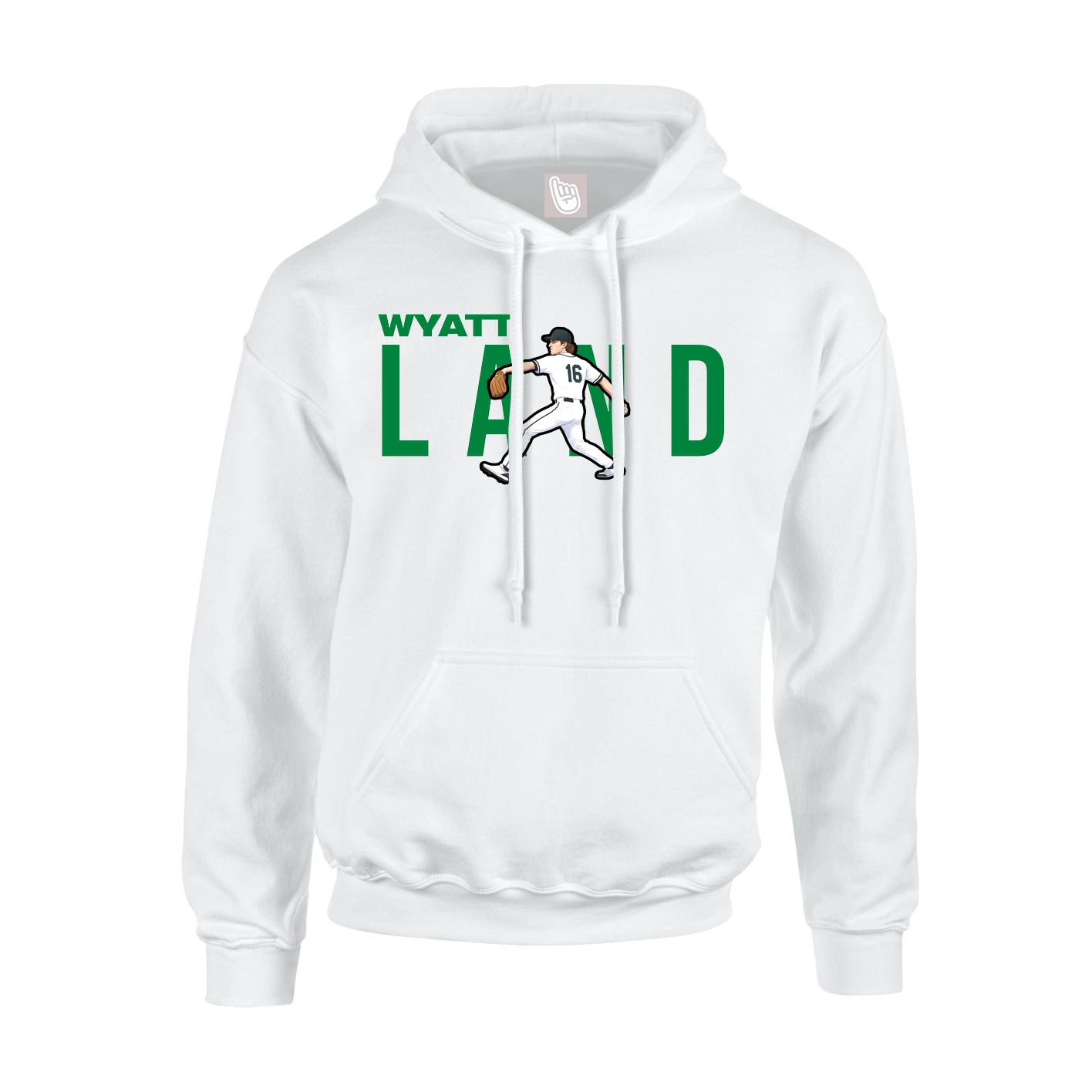 Hoodie — Player Name in White