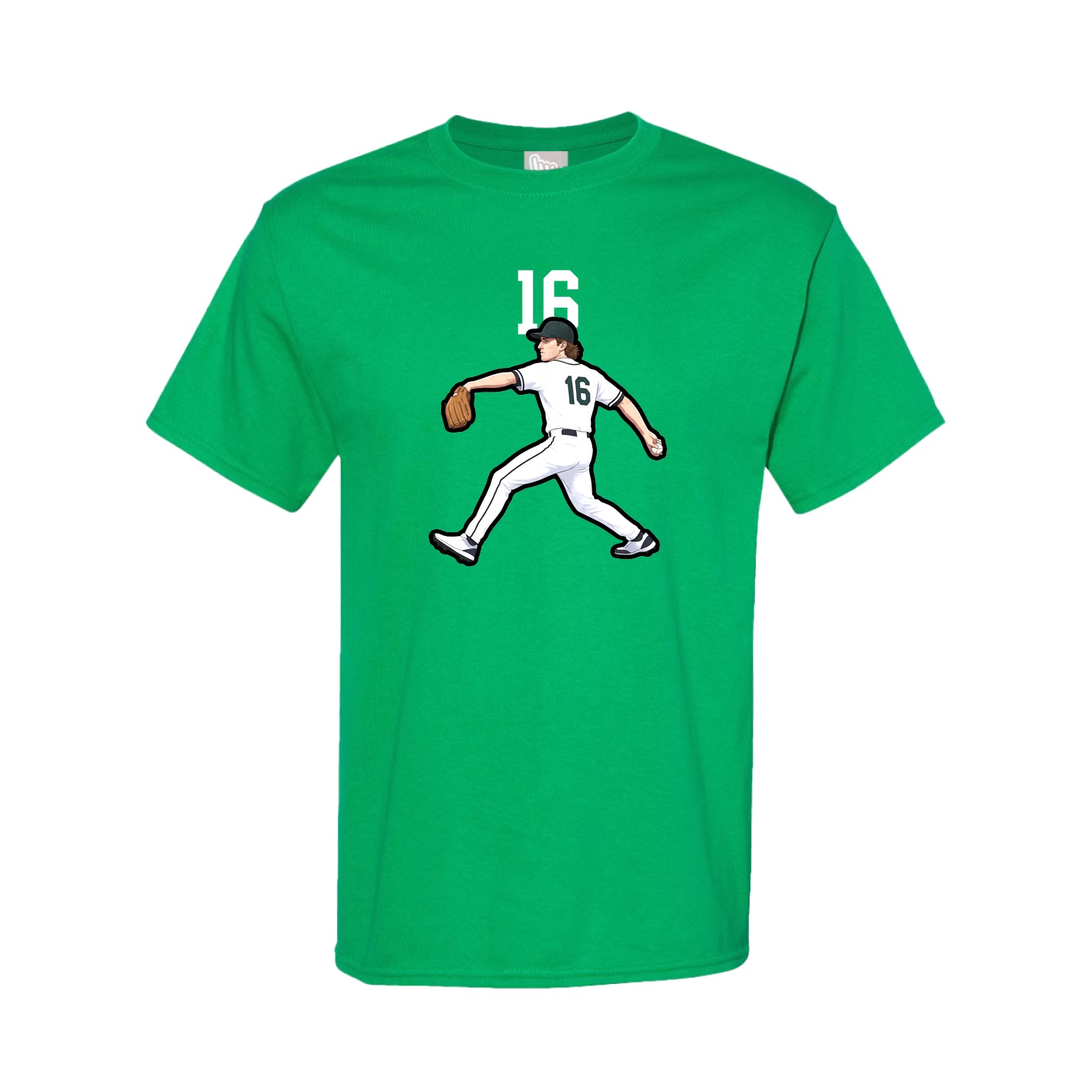 Tee — Number Top in Green