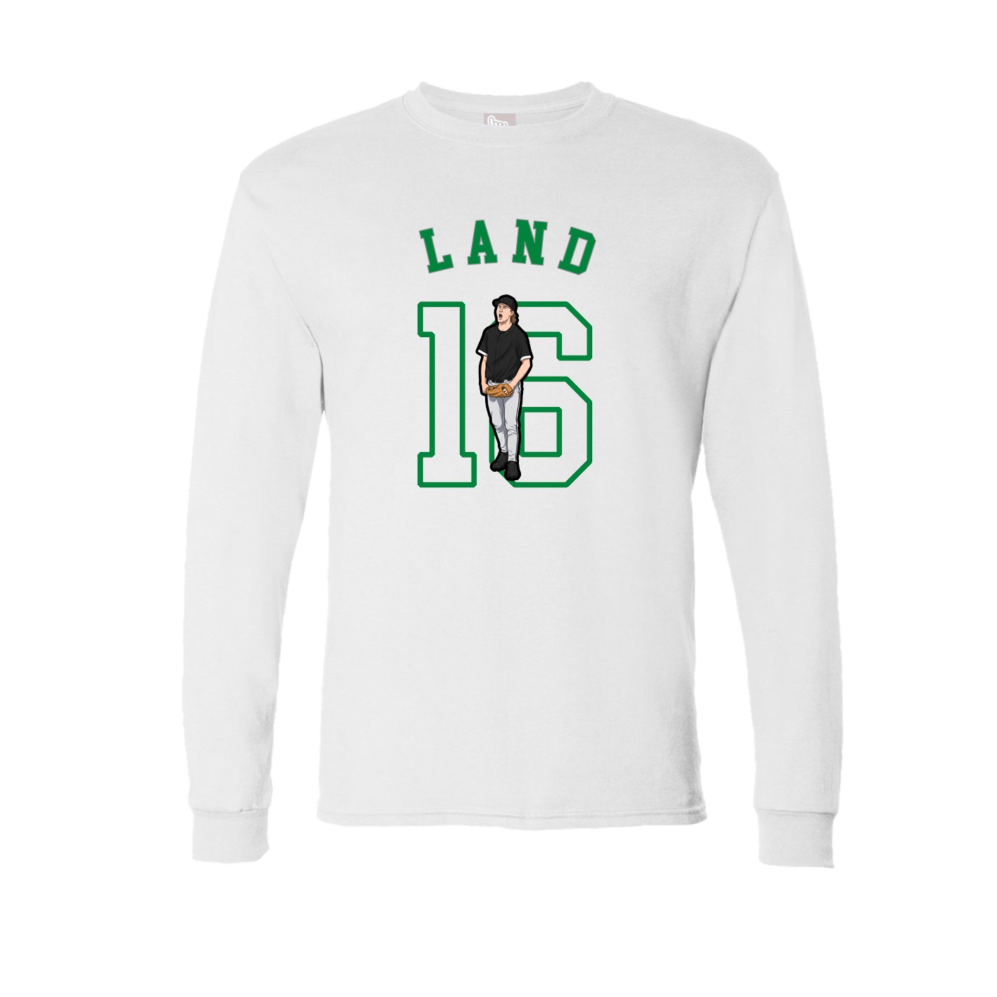 Long Sleeve Tee — Shirsey Arch in White