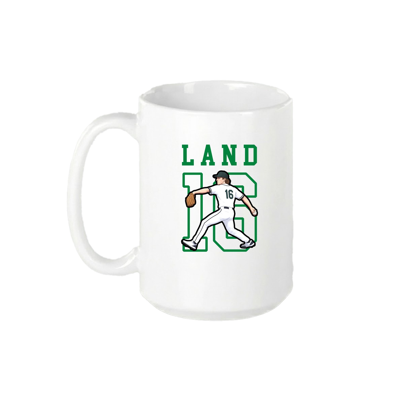 15oz Coffee Mug — Shirsey in White