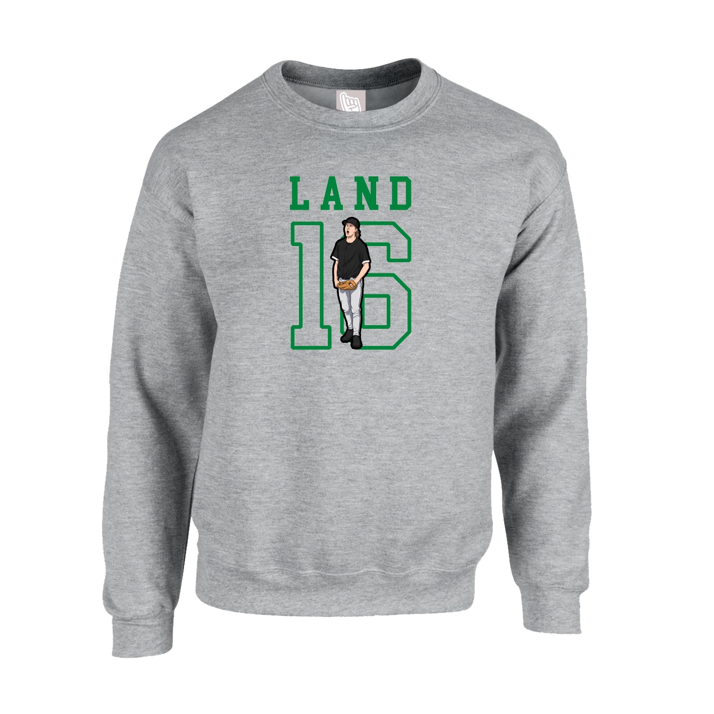 Fleece Crew — Shirsey in Grey