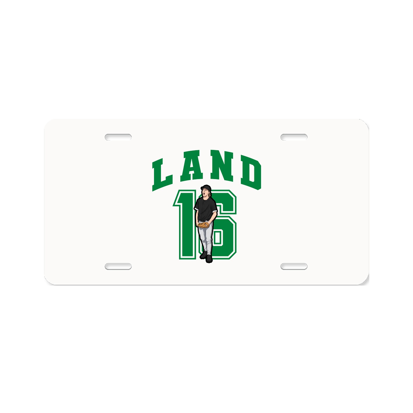 License Plate — Number in Classic