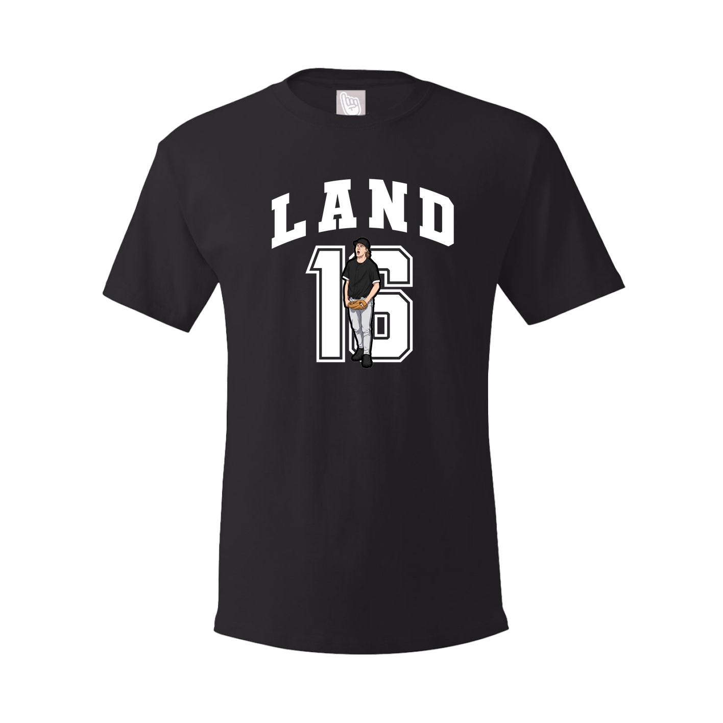 Youth Tee — Number in Black