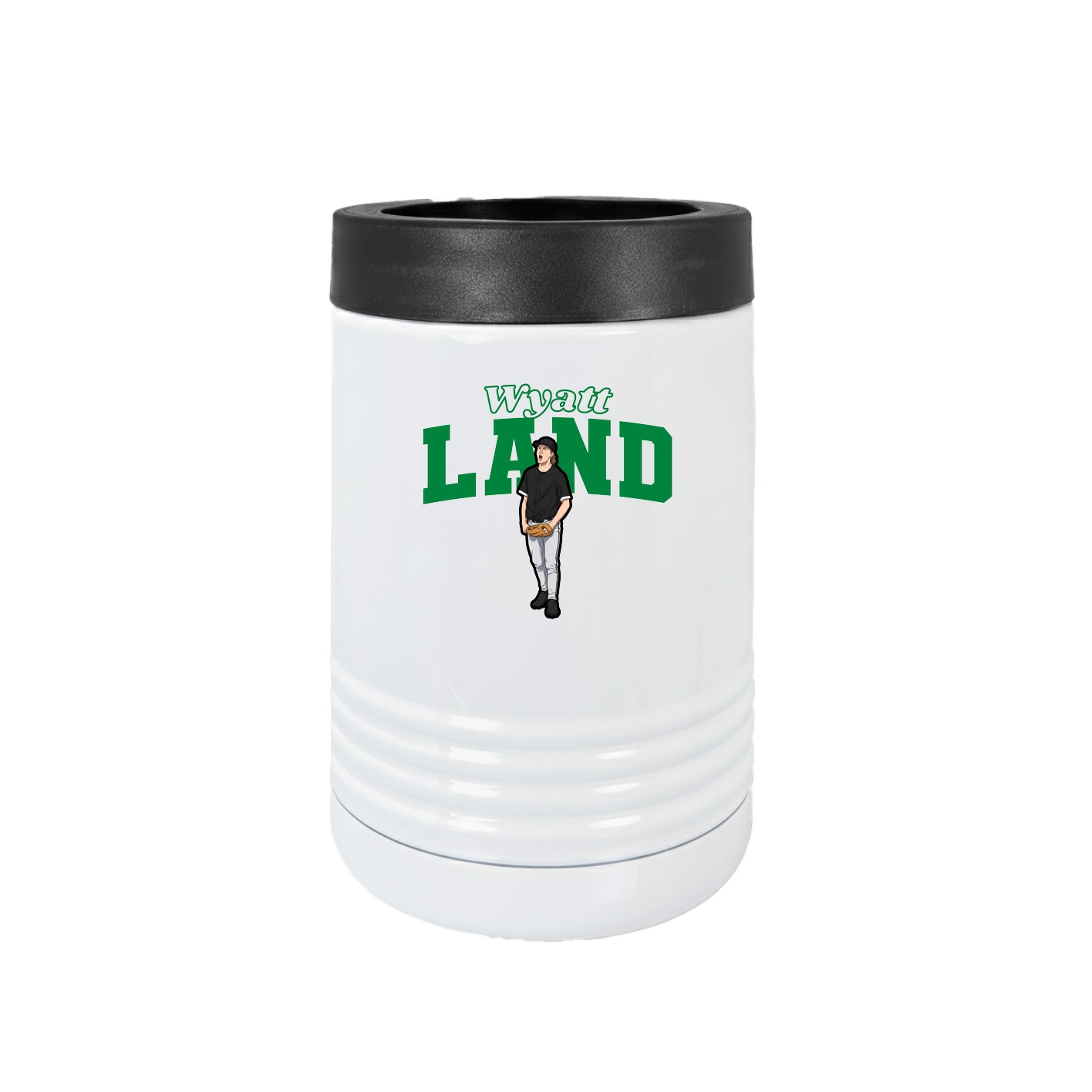 Beverage Holder — Name Arch in White