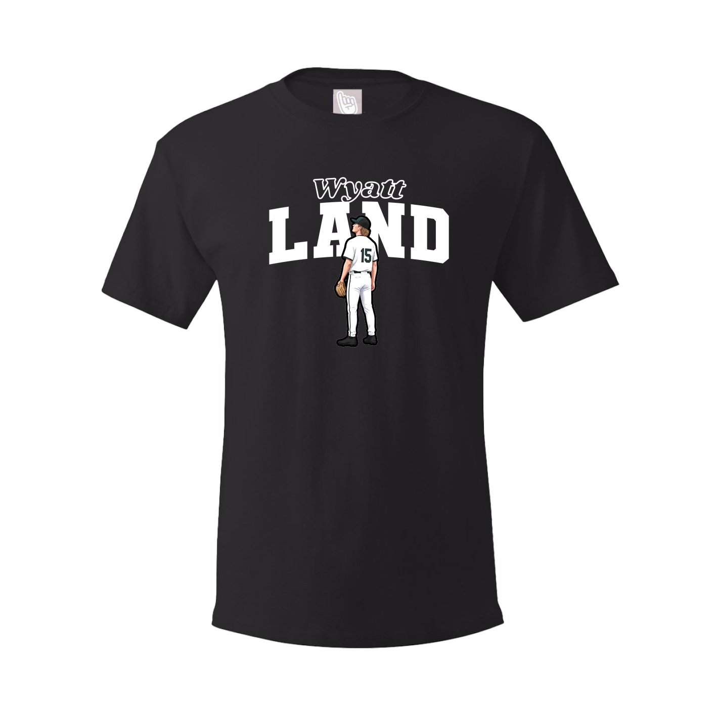 Youth Tee — Name Arch in Black