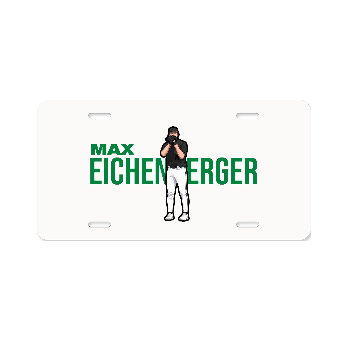 License Plate — Player Name in Classic