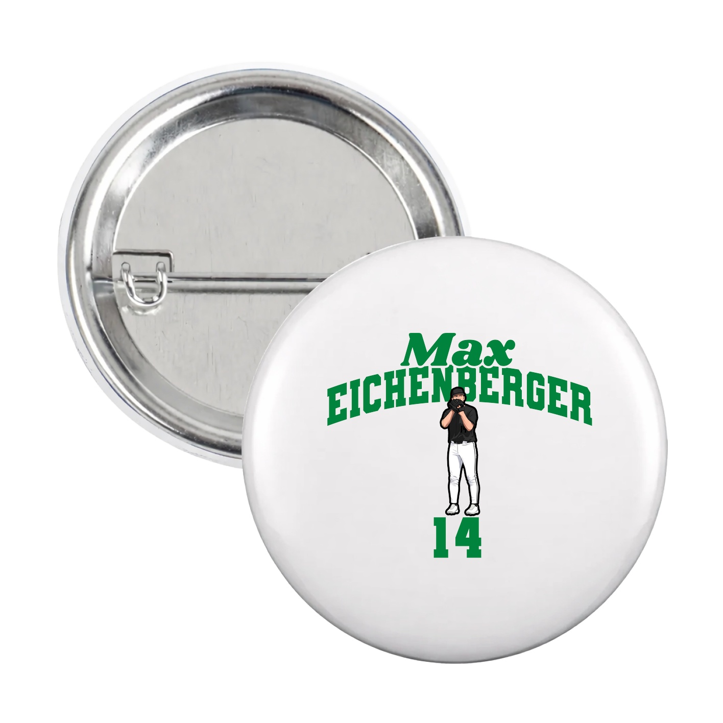 Game Day Button — Signature Arch in White