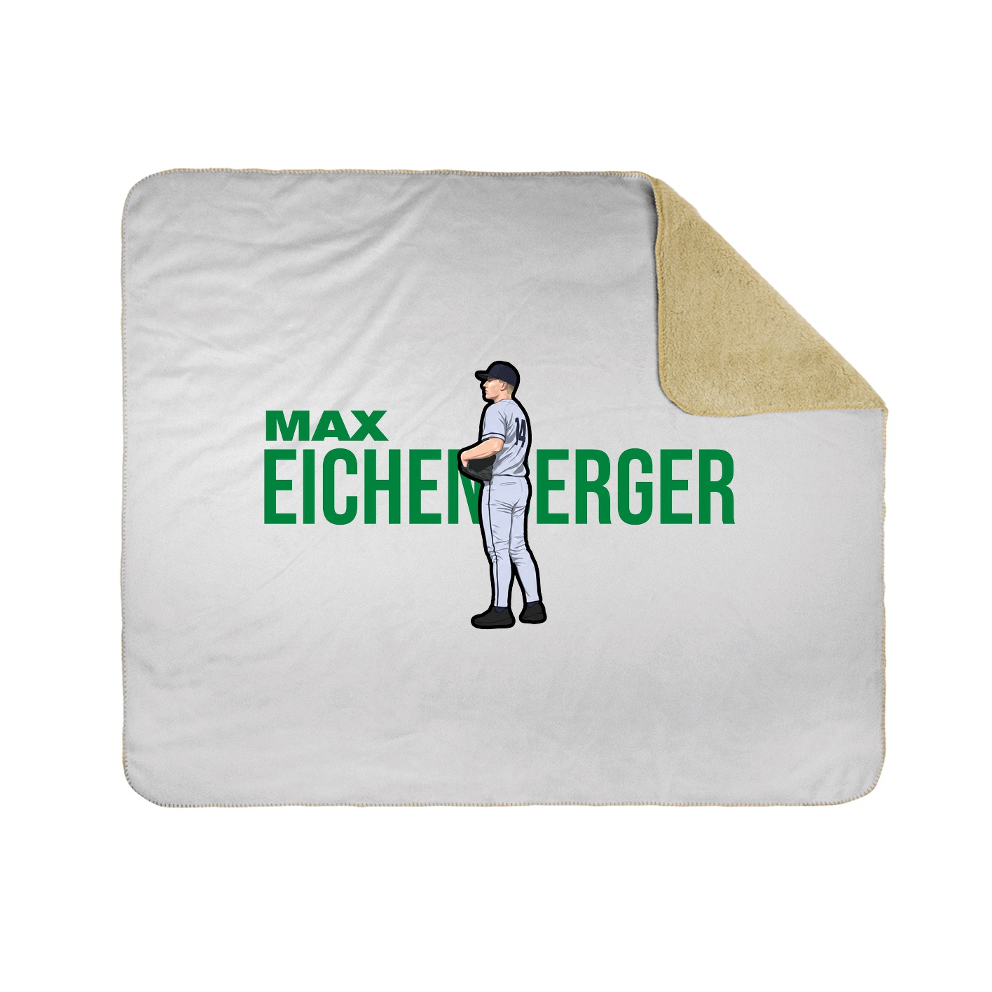 Throw Blanket — Player Name in White