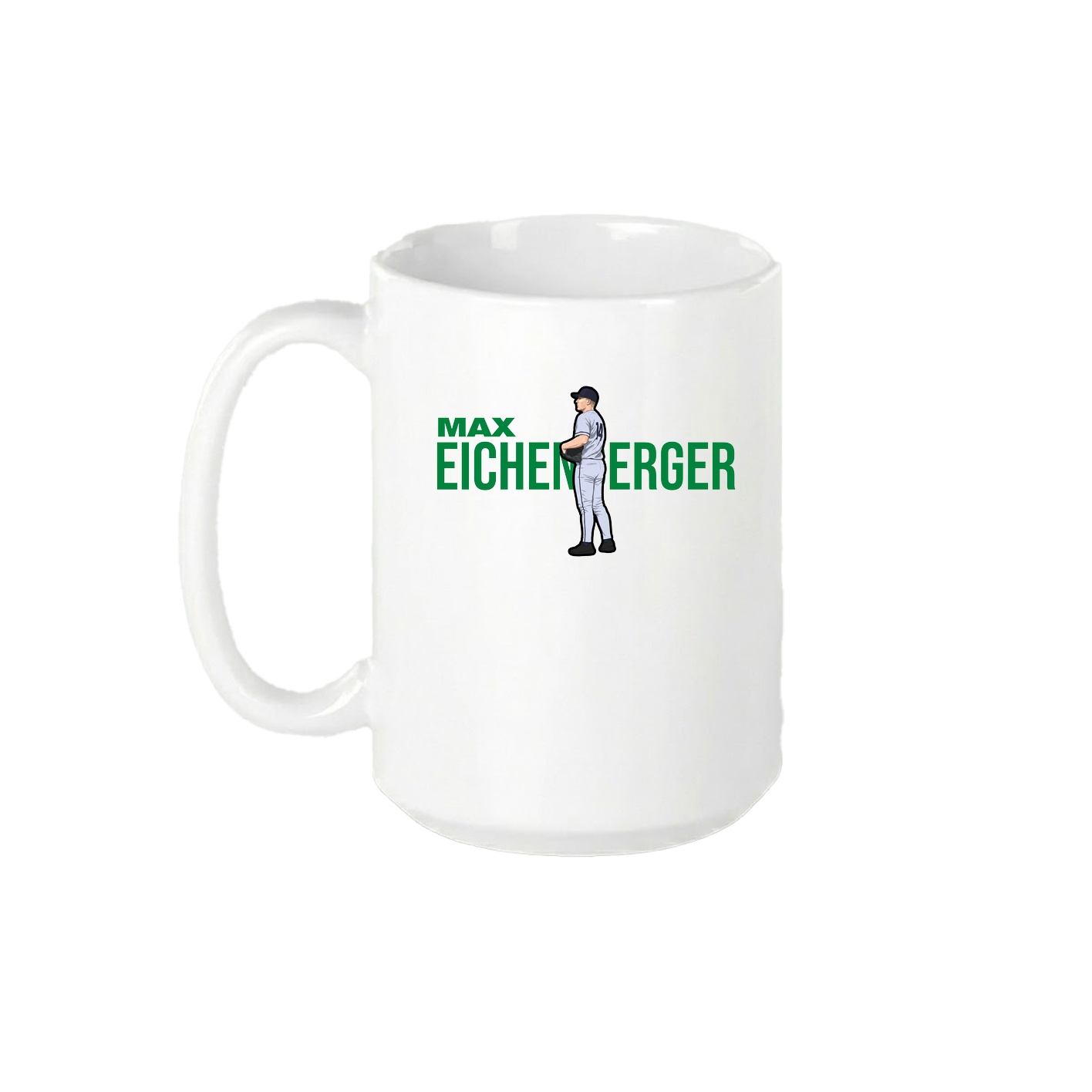 15oz Coffee Mug — Player Name in White