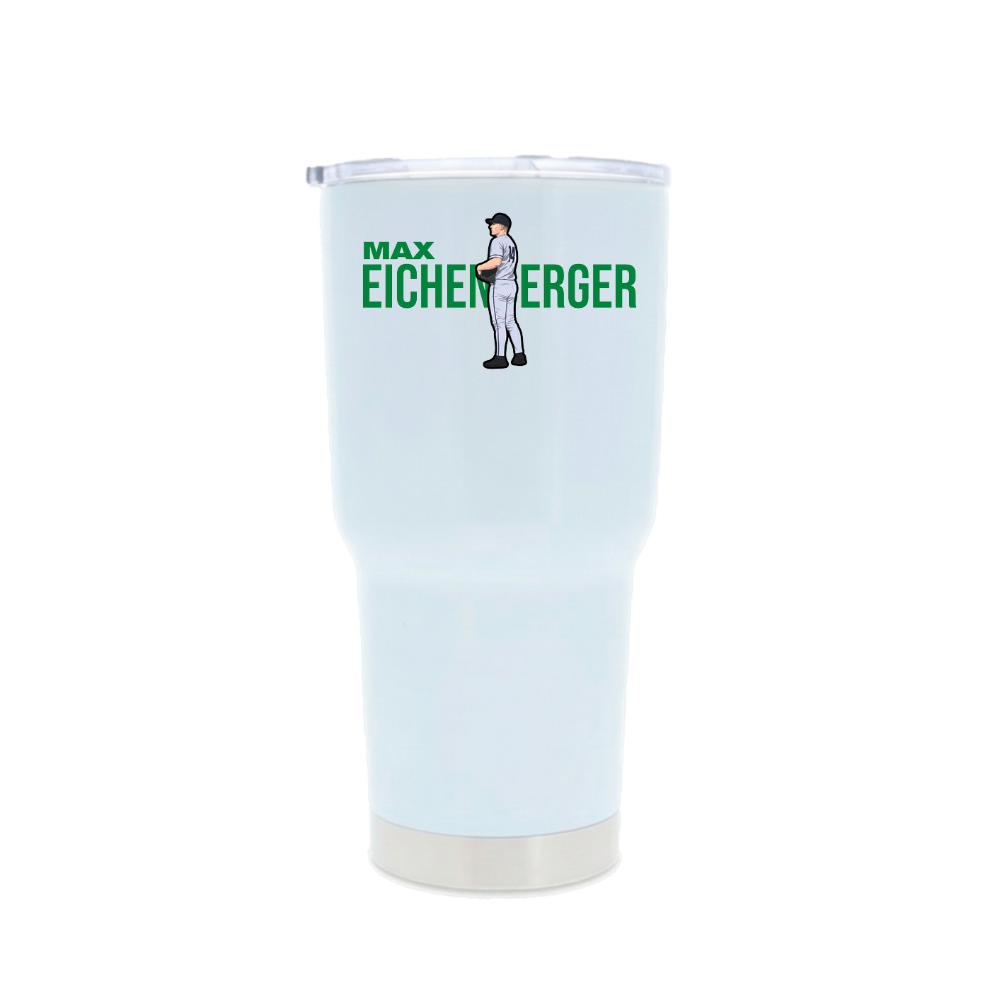 30oz Stainless Steel Tumbler — Player Name in White