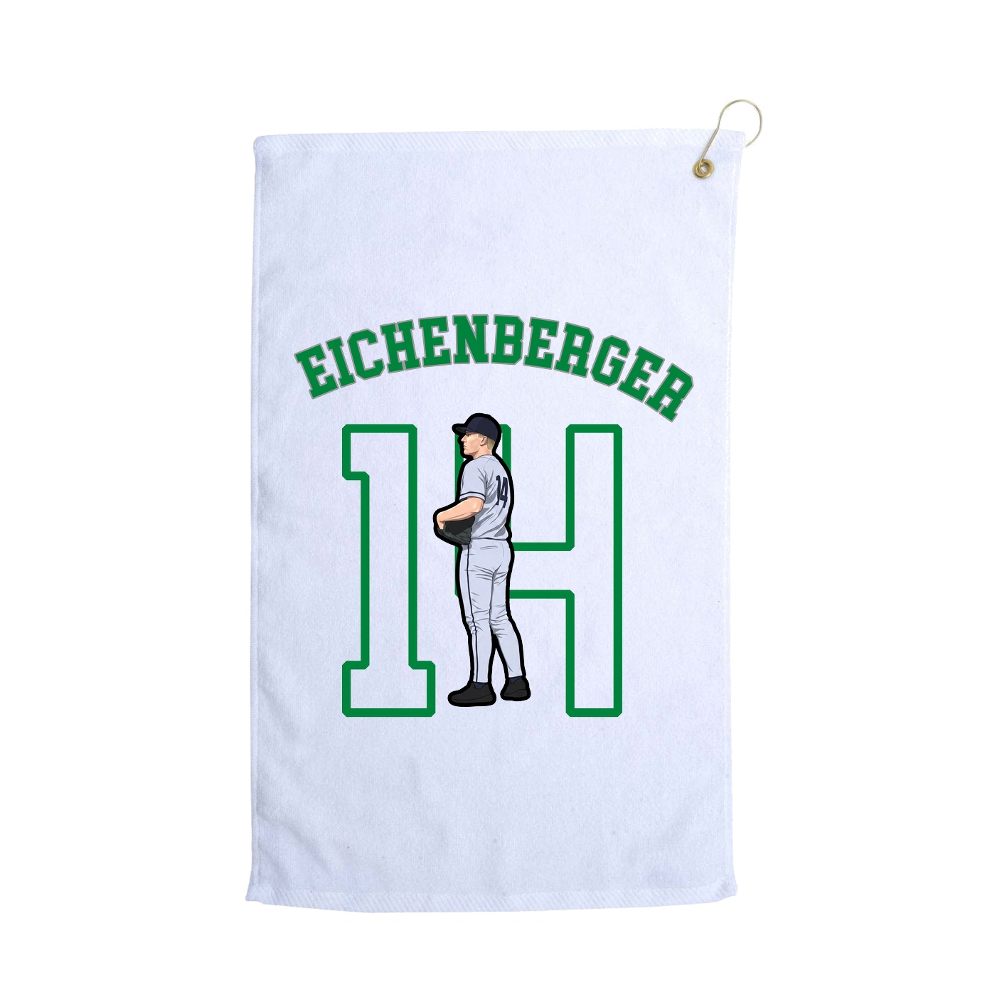 Golf Towel — Shirsey Arch in White