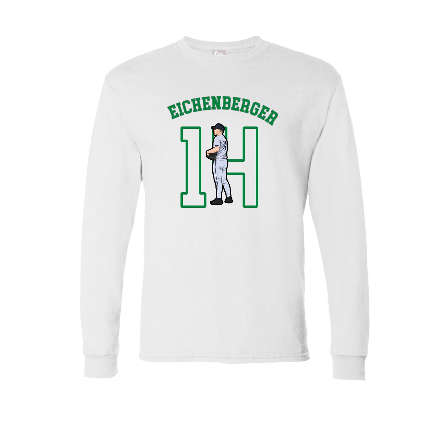 Long Sleeve Tee — Shirsey Arch in White