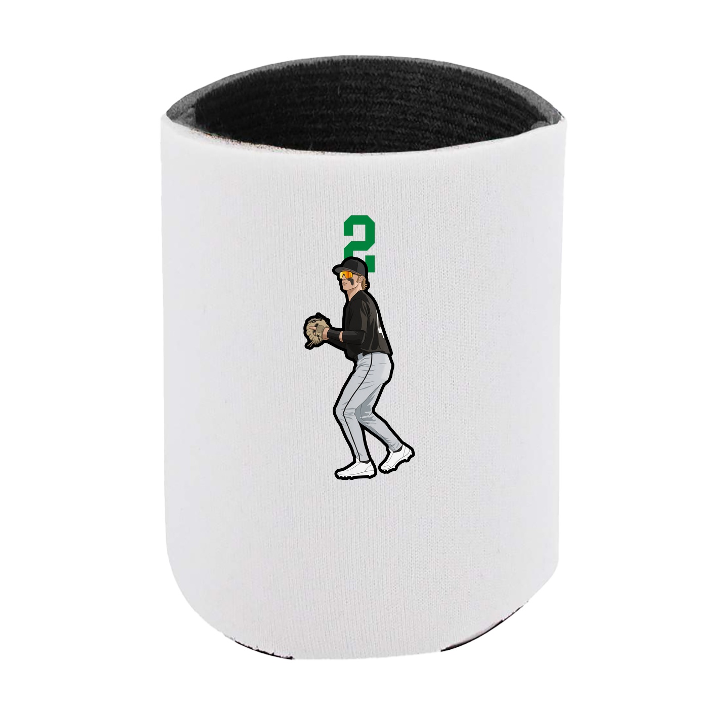 Can Holder — Number Top in White