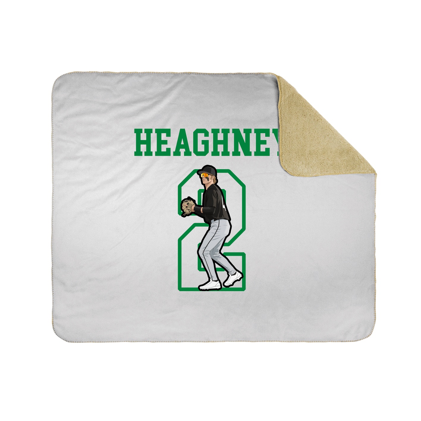 Throw Blanket — Shirsey in White