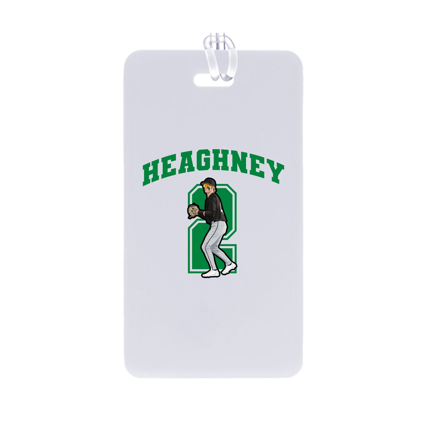 Bag Tag — Number in Classic