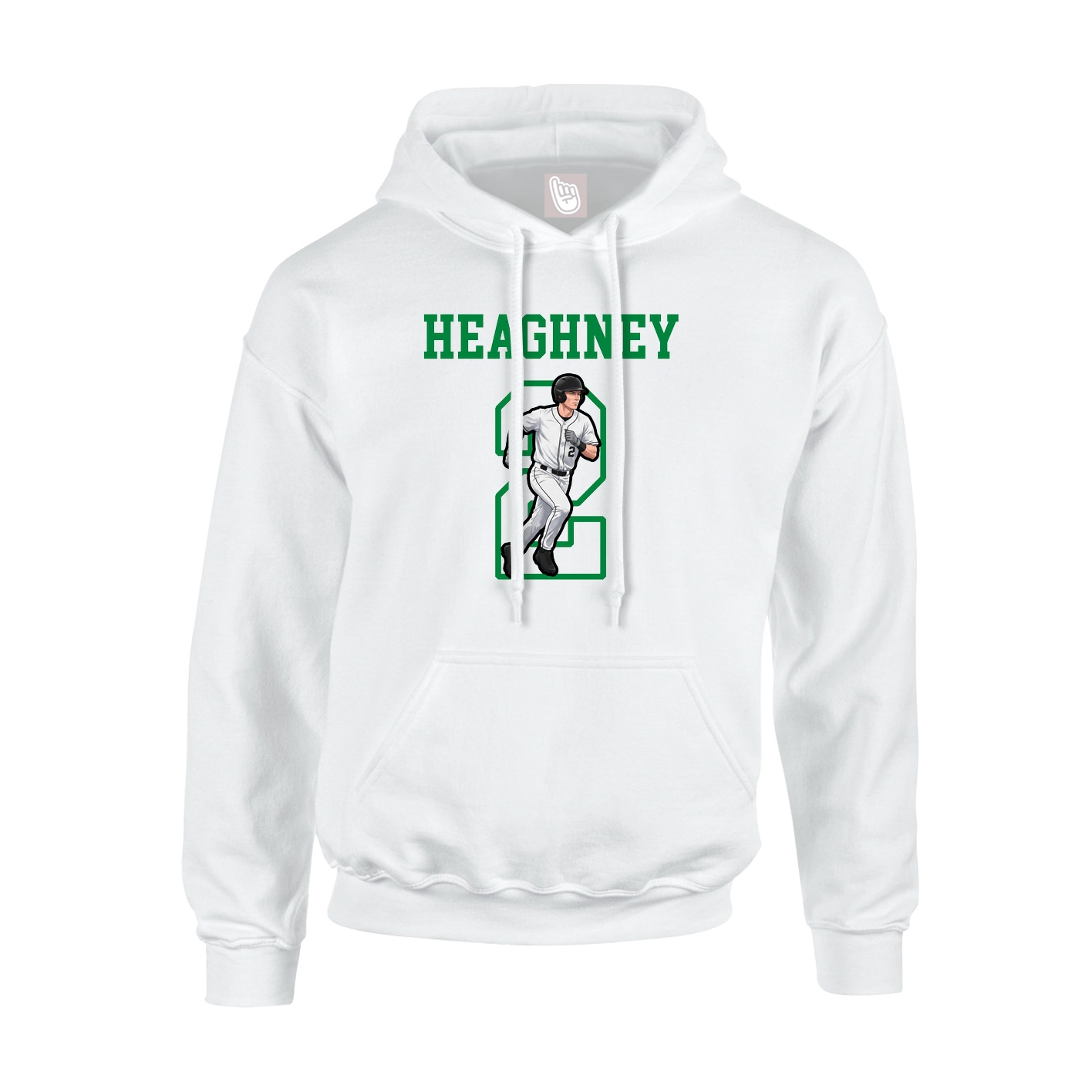 Hoodie — Shirsey in White