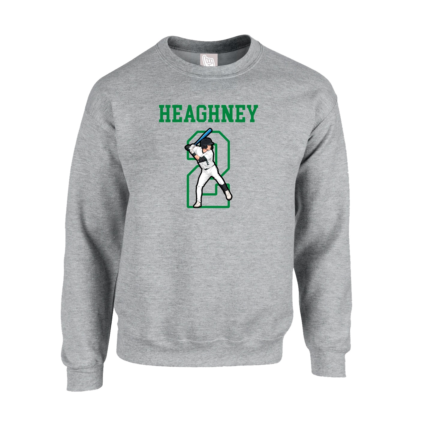 Fleece Crew — Shirsey in Grey