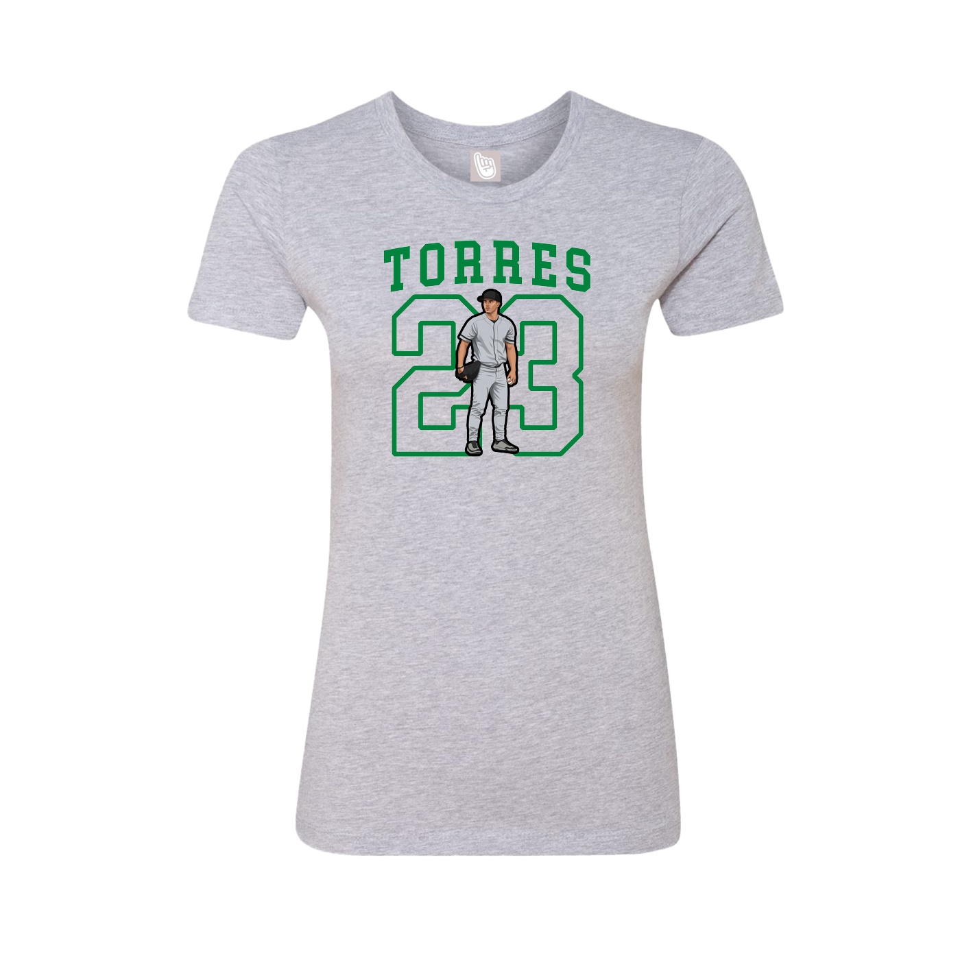 Fitted Women's Tee — Shirsey in Grey