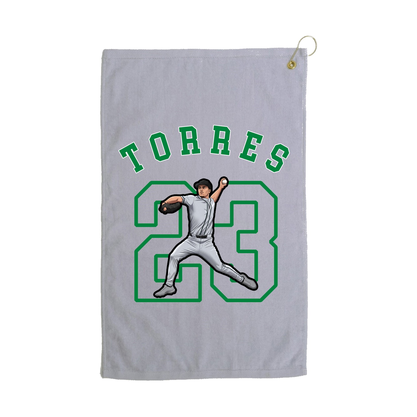 Golf Towel — Shirsey Arch in Grey