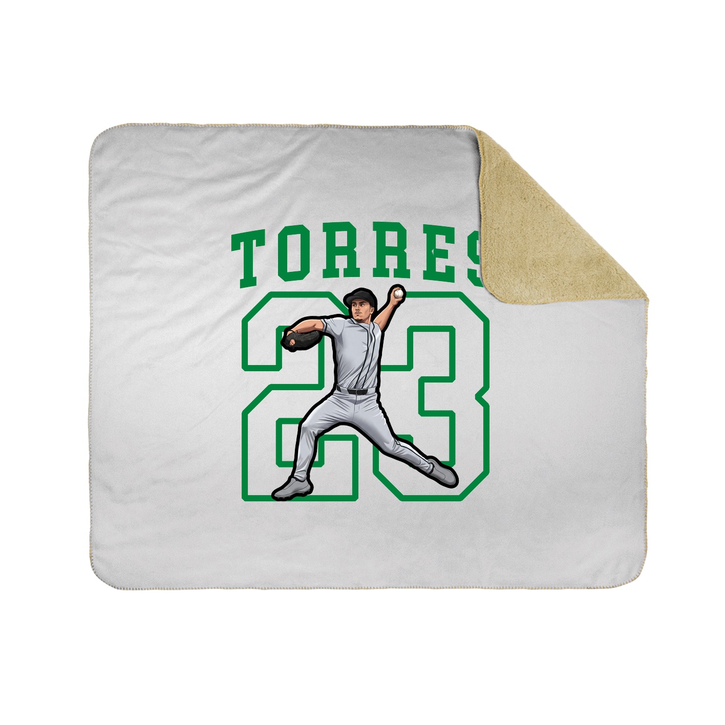 Throw Blanket — Shirsey in White