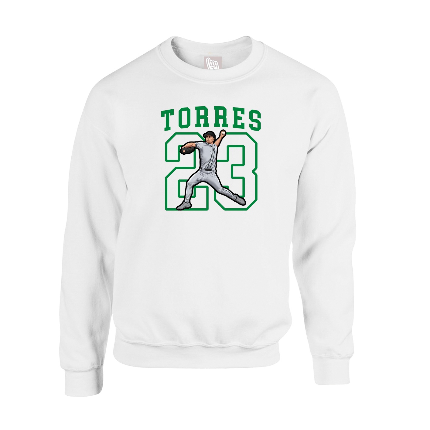 Fleece Crew — Shirsey in White