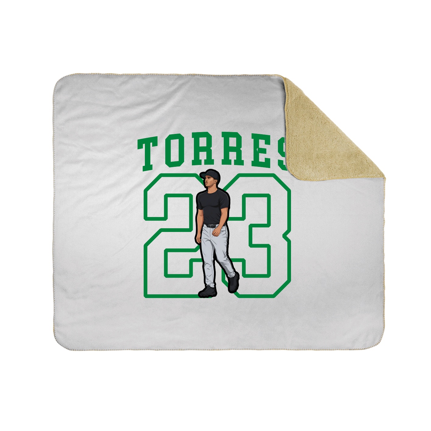 Throw Blanket — Shirsey in White