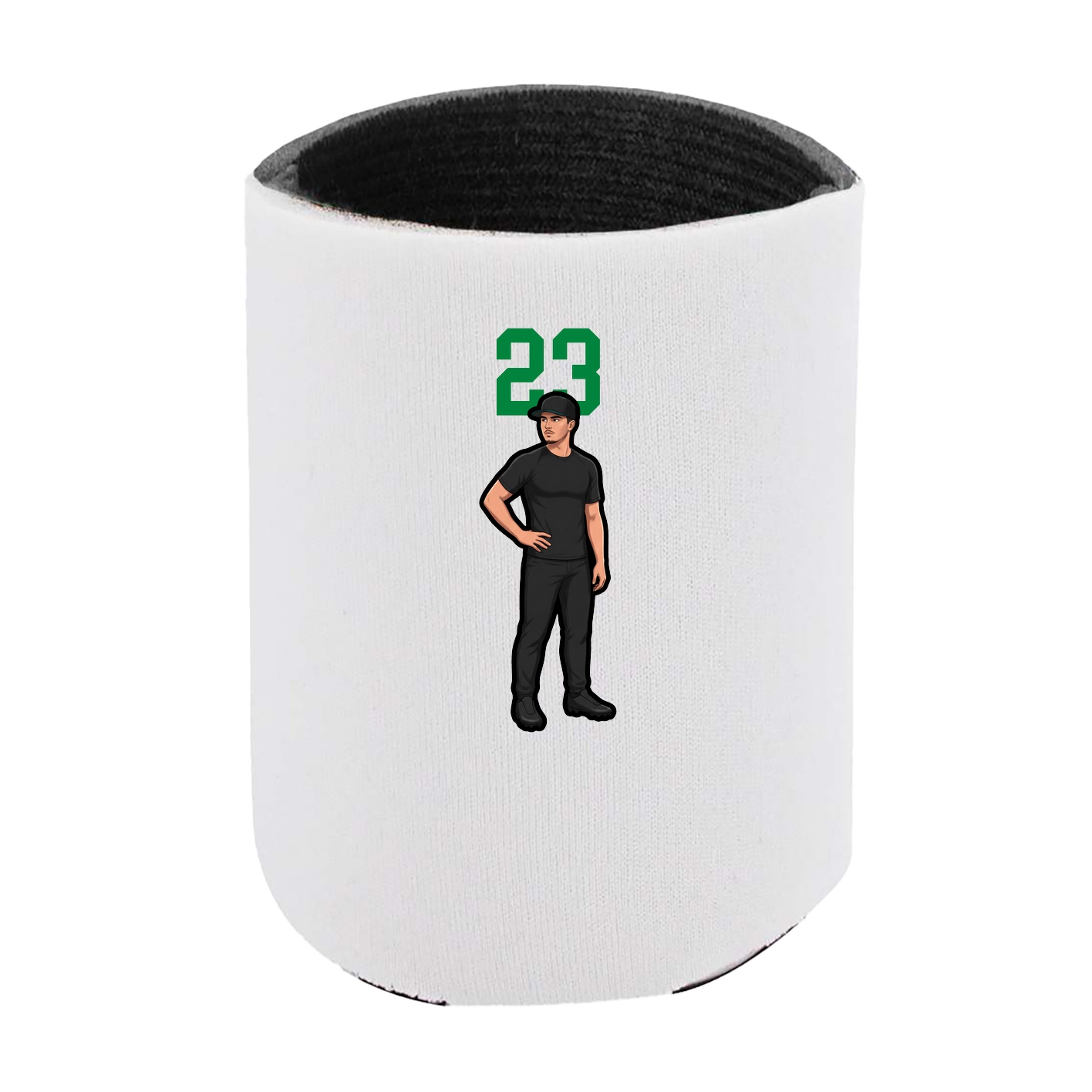Can Holder — Number Top in White