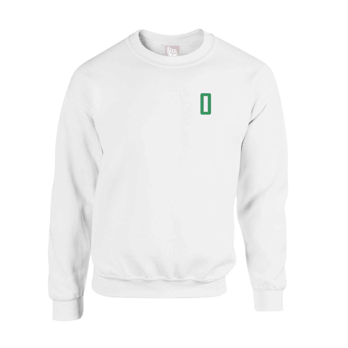 Fleece Crew — Front Shirsy in White