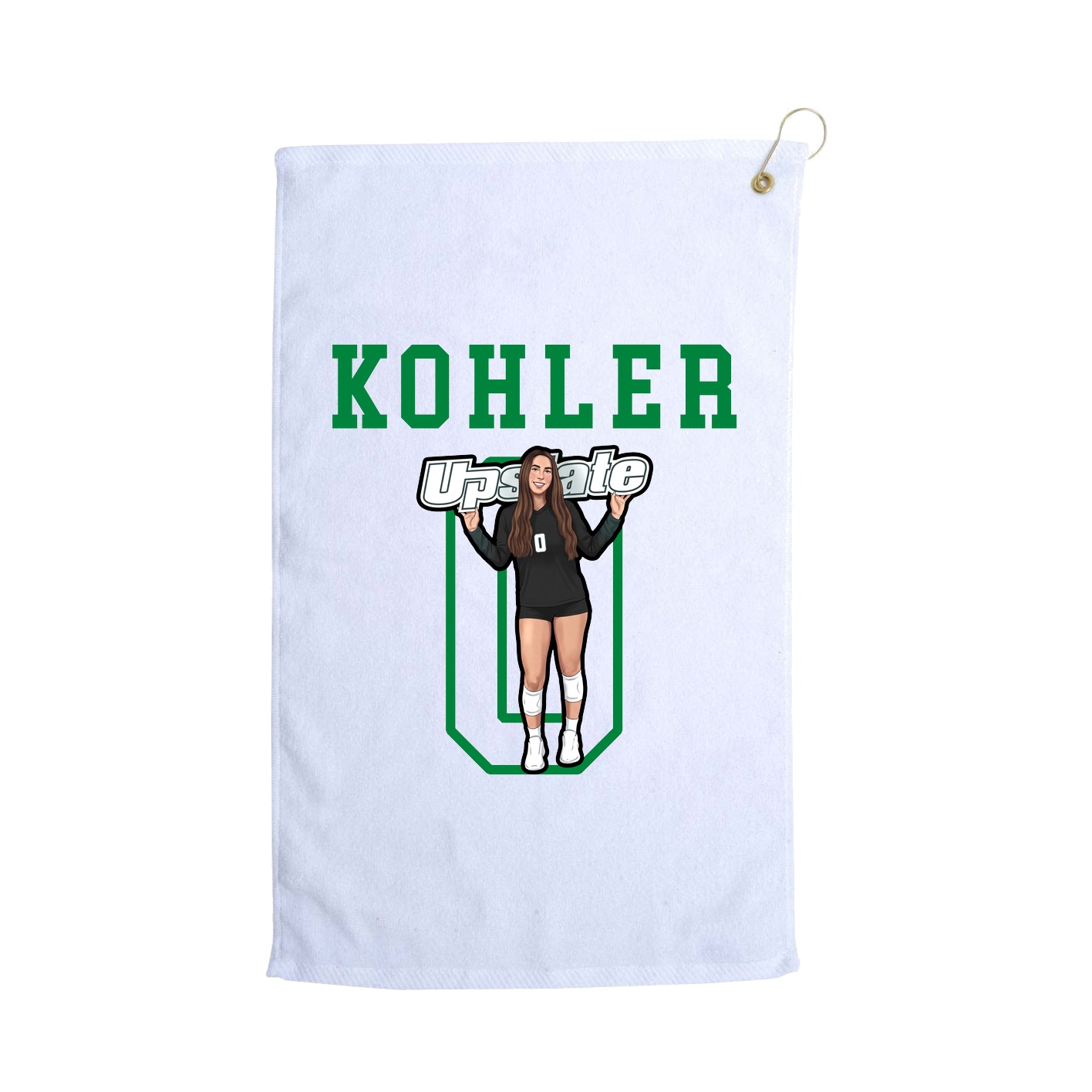 Golf Towel — Shirsey in White