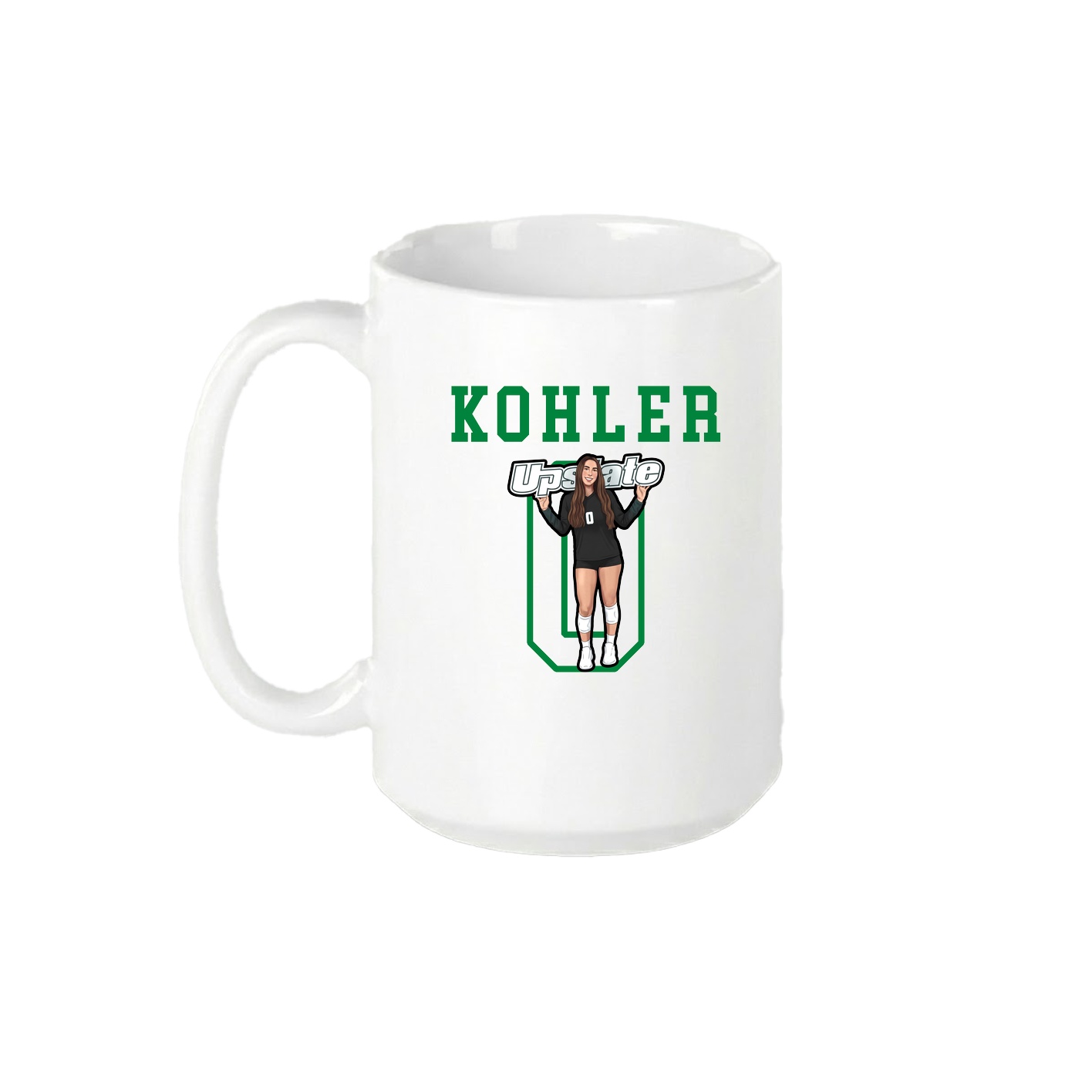 15oz Coffee Mug — Shirsey in White