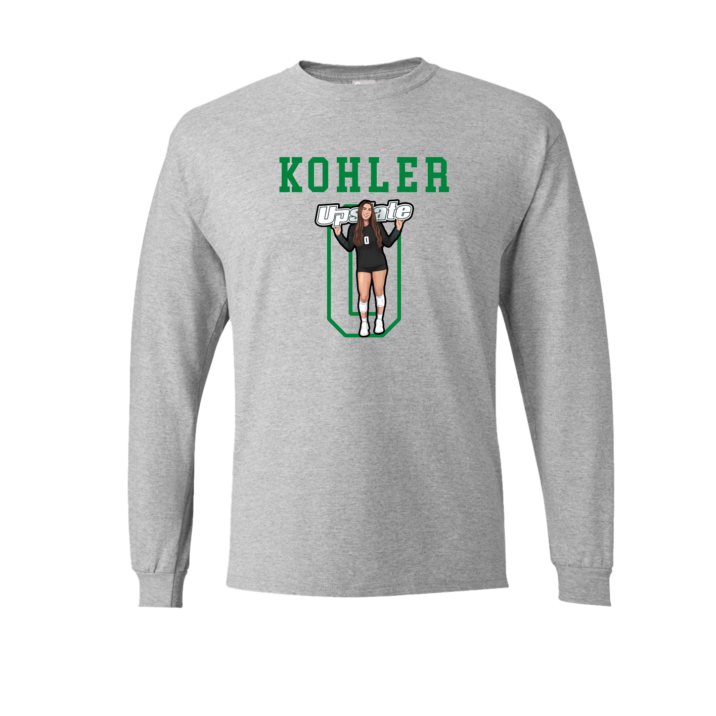 Long Sleeve Tee — Shirsey in Grey