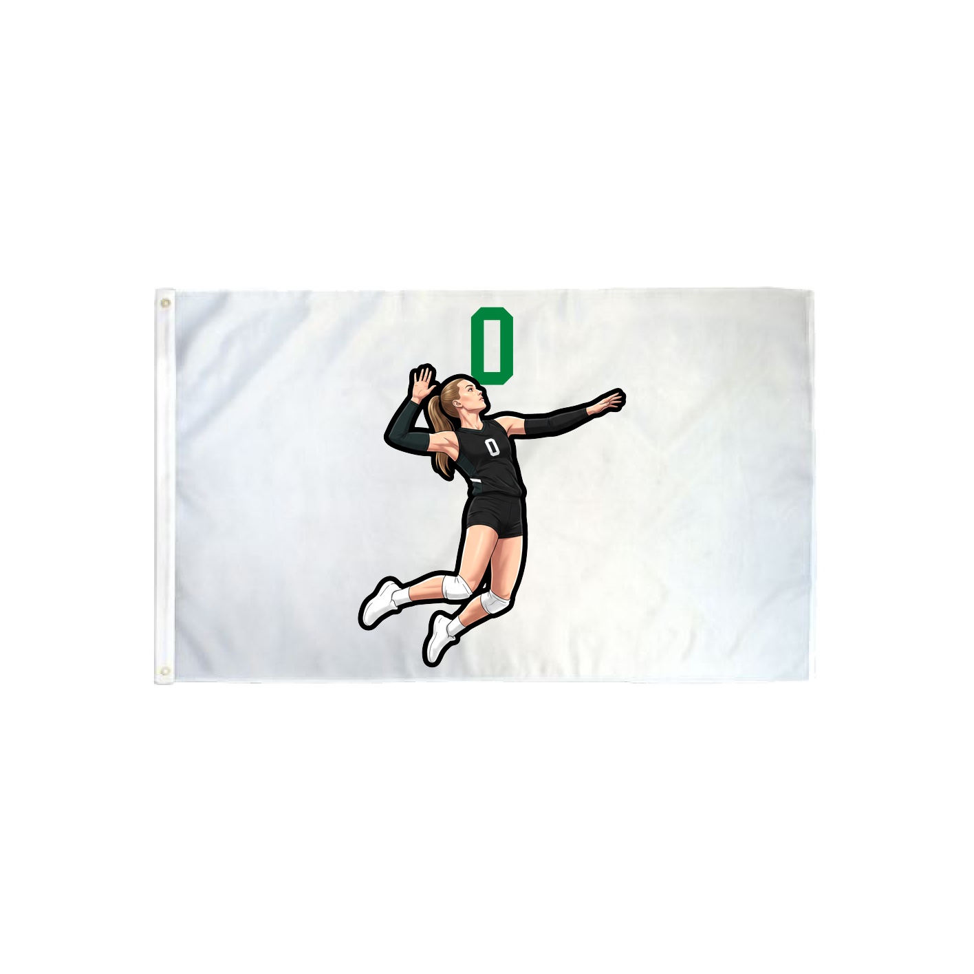 3x5 Flag — Number Top in Classic