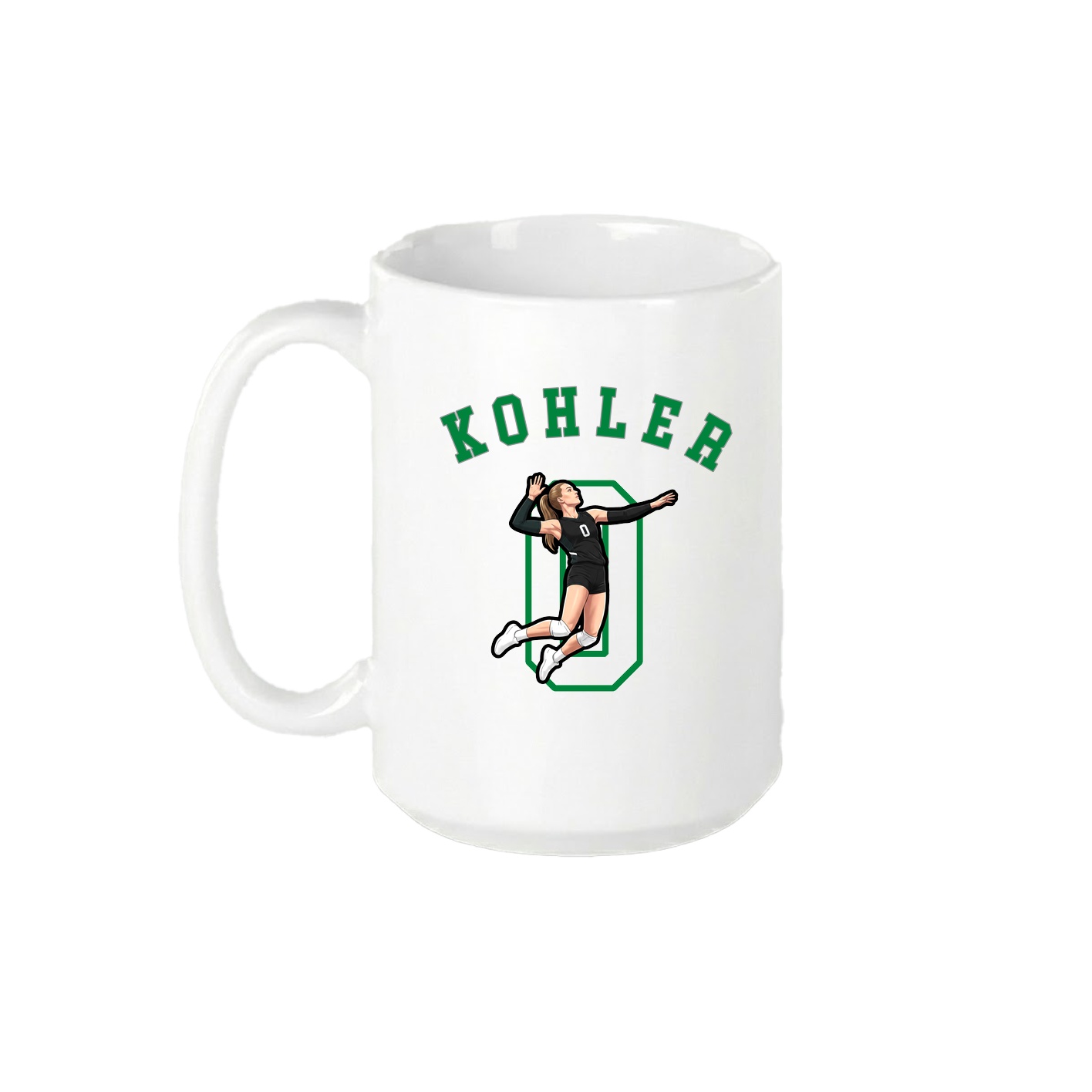 15oz Coffee Mug — Shirsey Arch in White