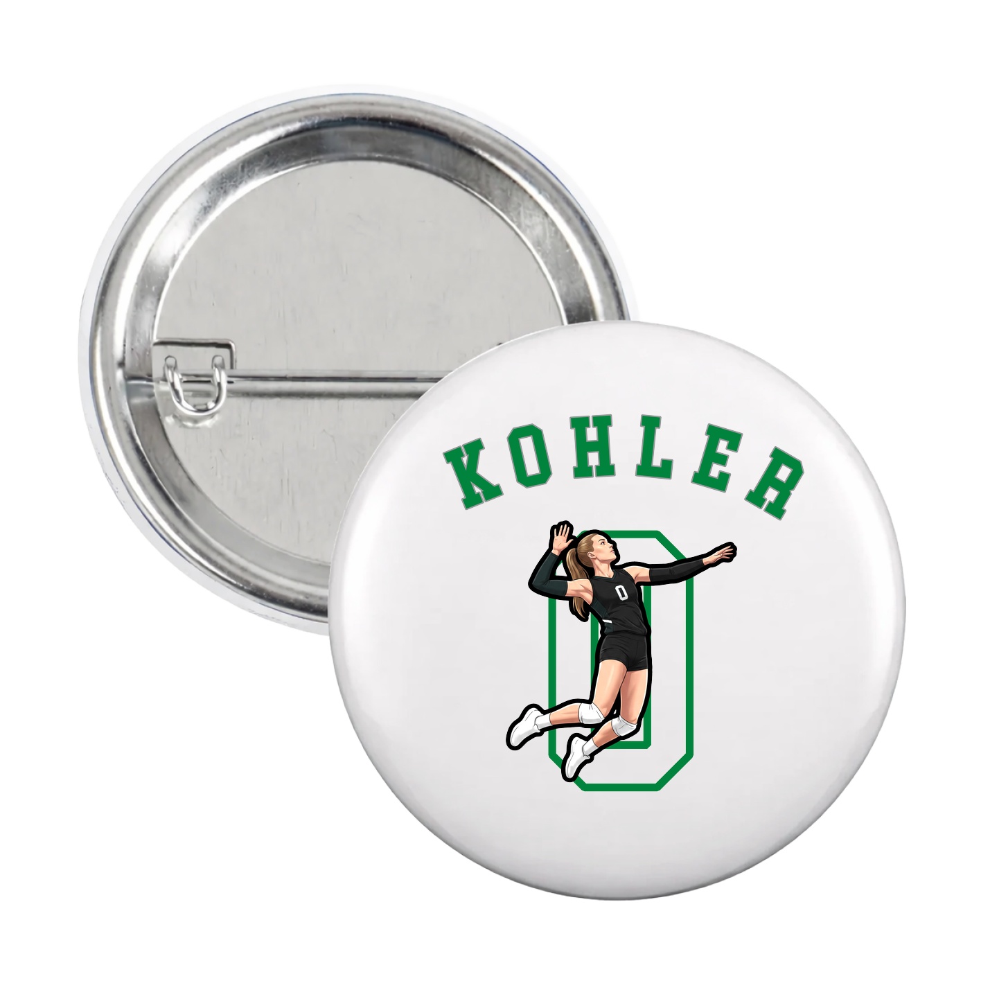 Game Day Button — Shirsey Arch in White