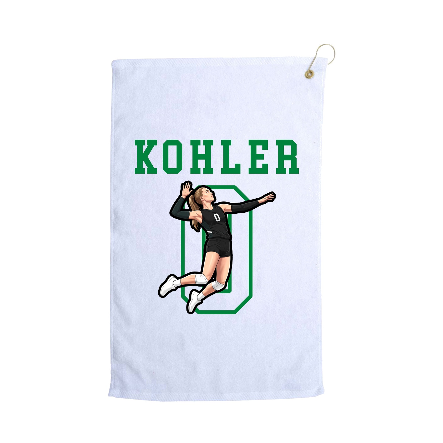 Golf Towel — Shirsey in White