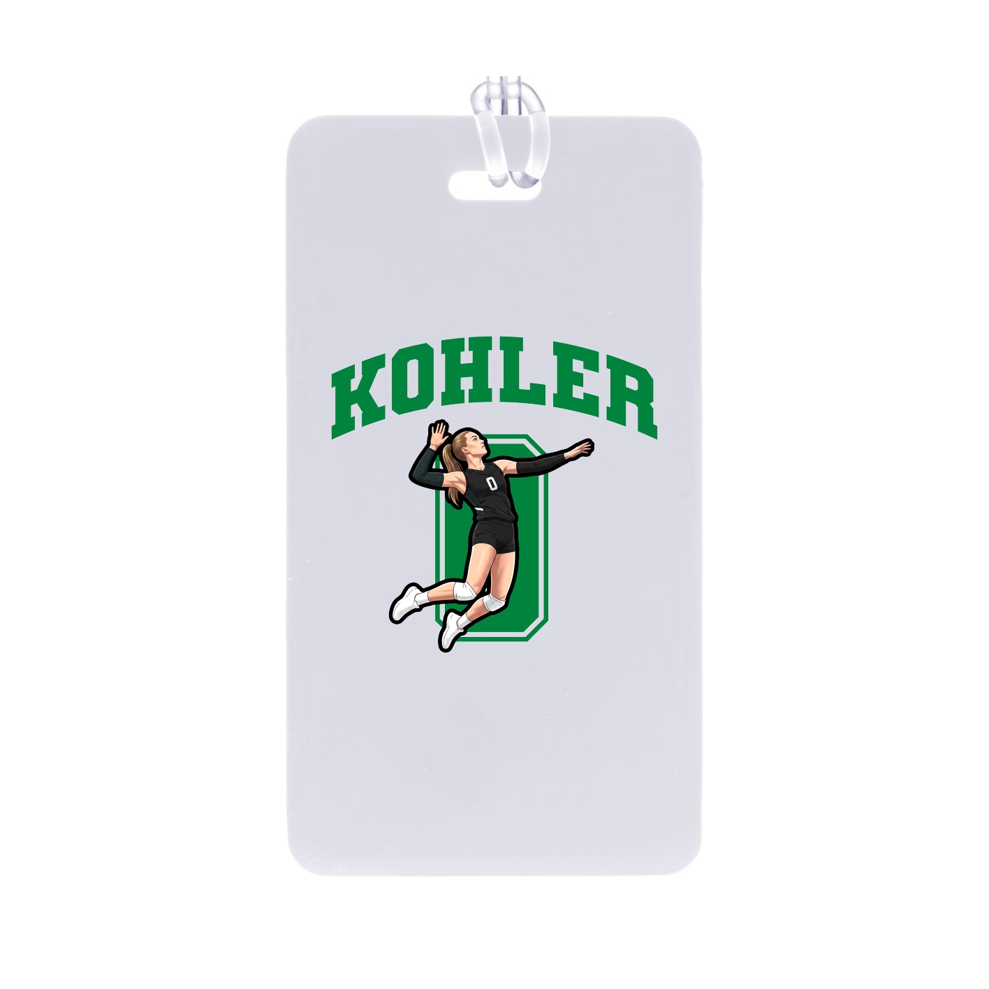 Bag Tag — Number in Classic