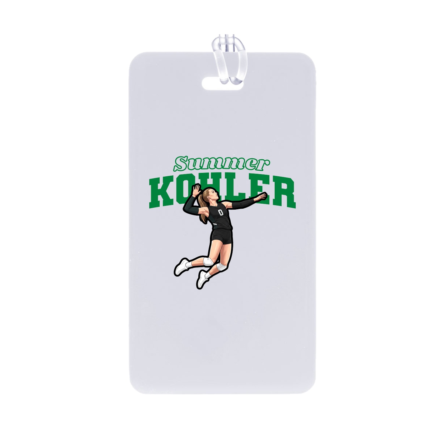 Bag Tag — Name Arch in Classic