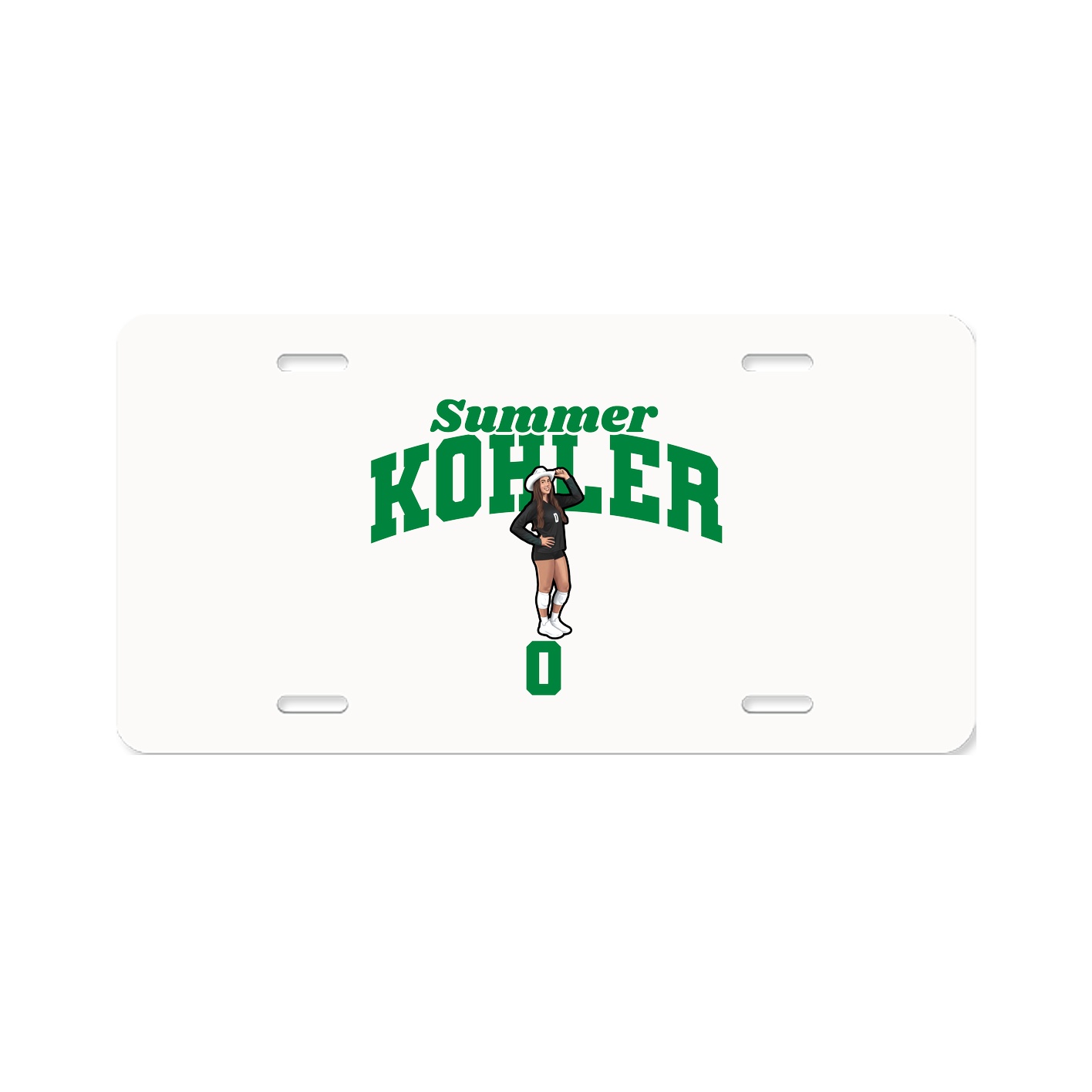License Plate — Signature Arch in Classic