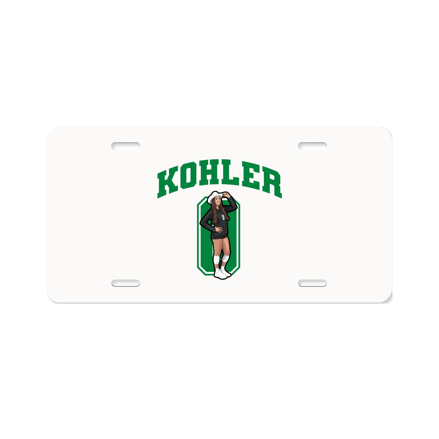 License Plate — Number in Classic