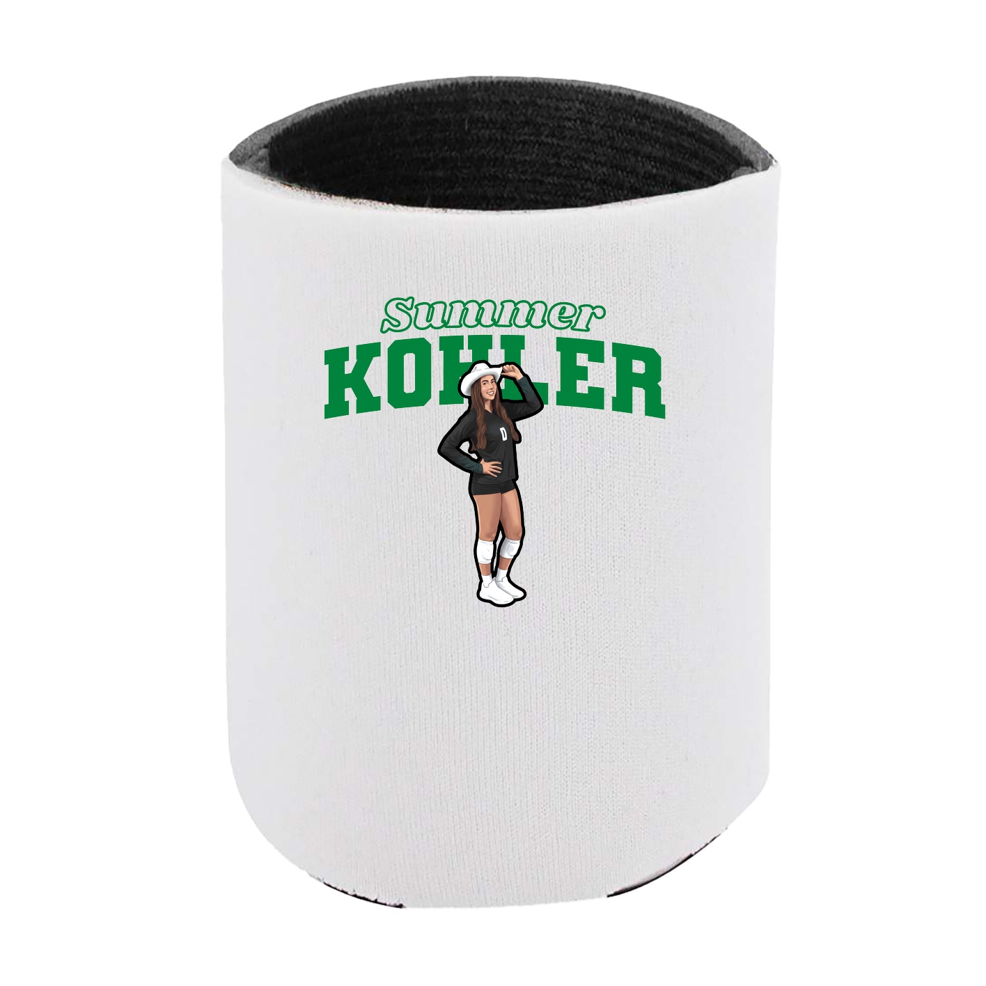 Can Holder — Name Arch in White