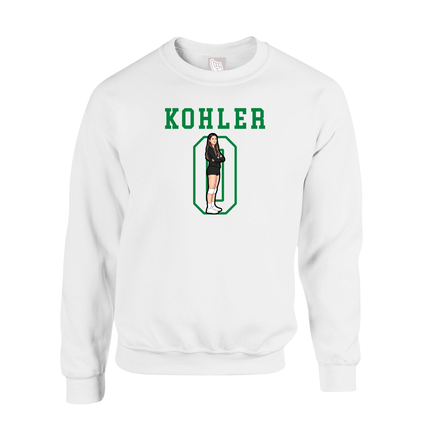 Fleece Crew — Shirsey in White