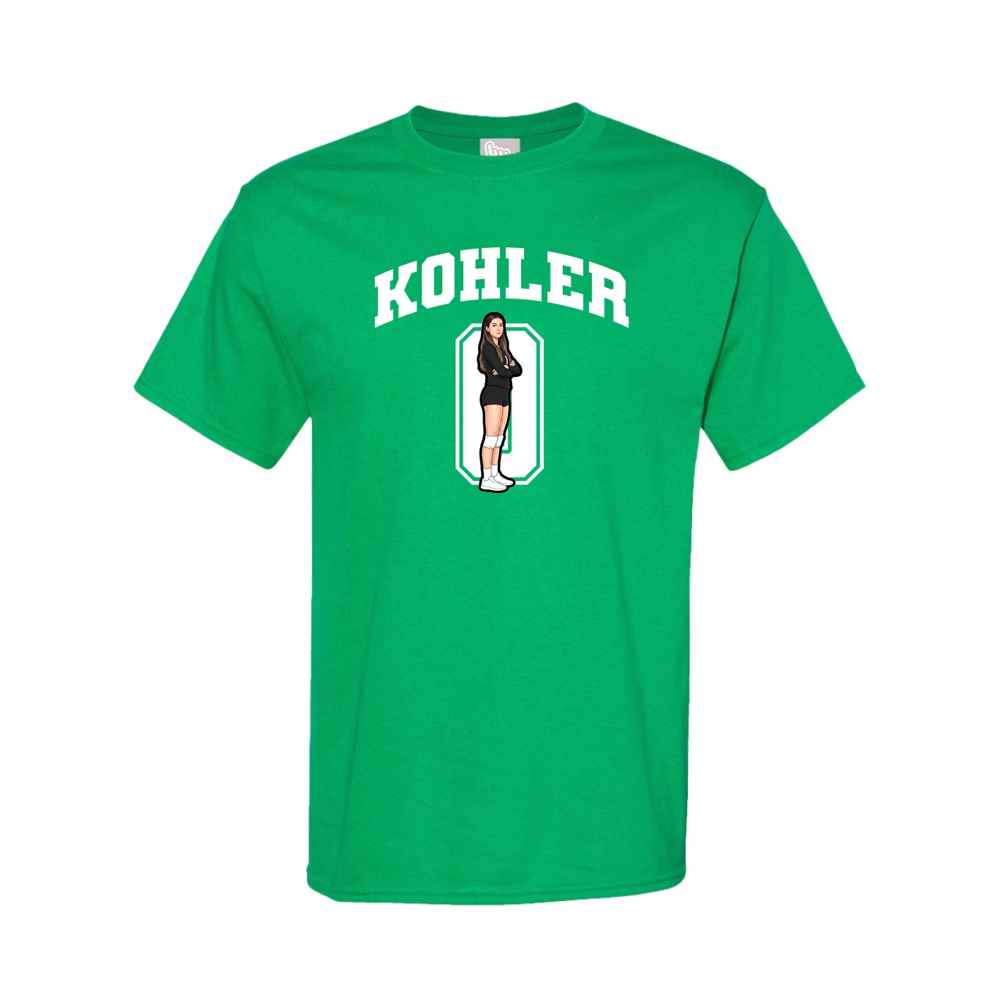 Tee — Number in Green