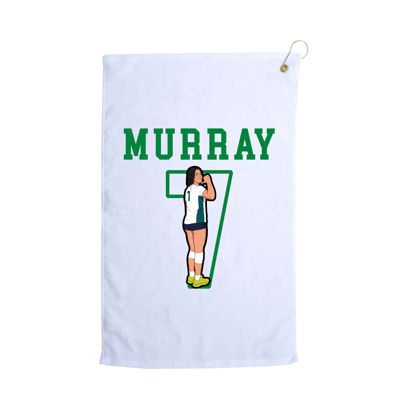 Golf Towel — Shirsey in White