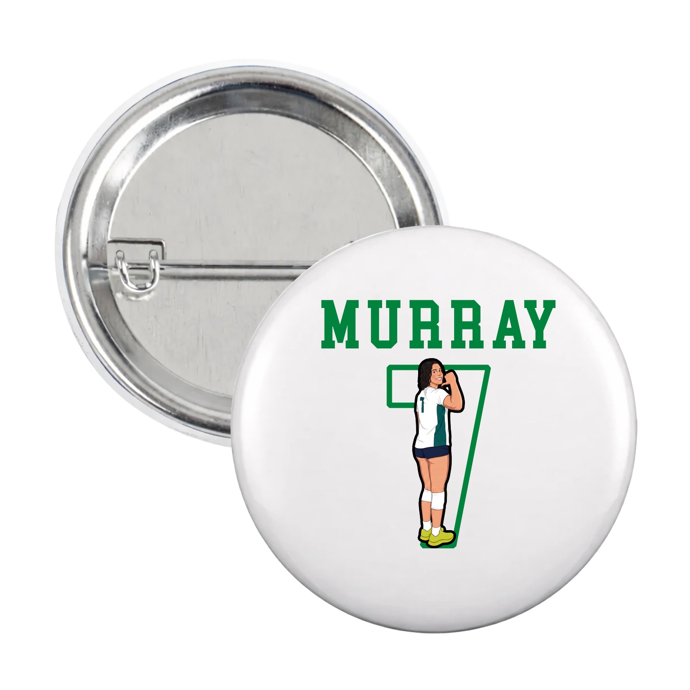 Game Day Button — Shirsey in White
