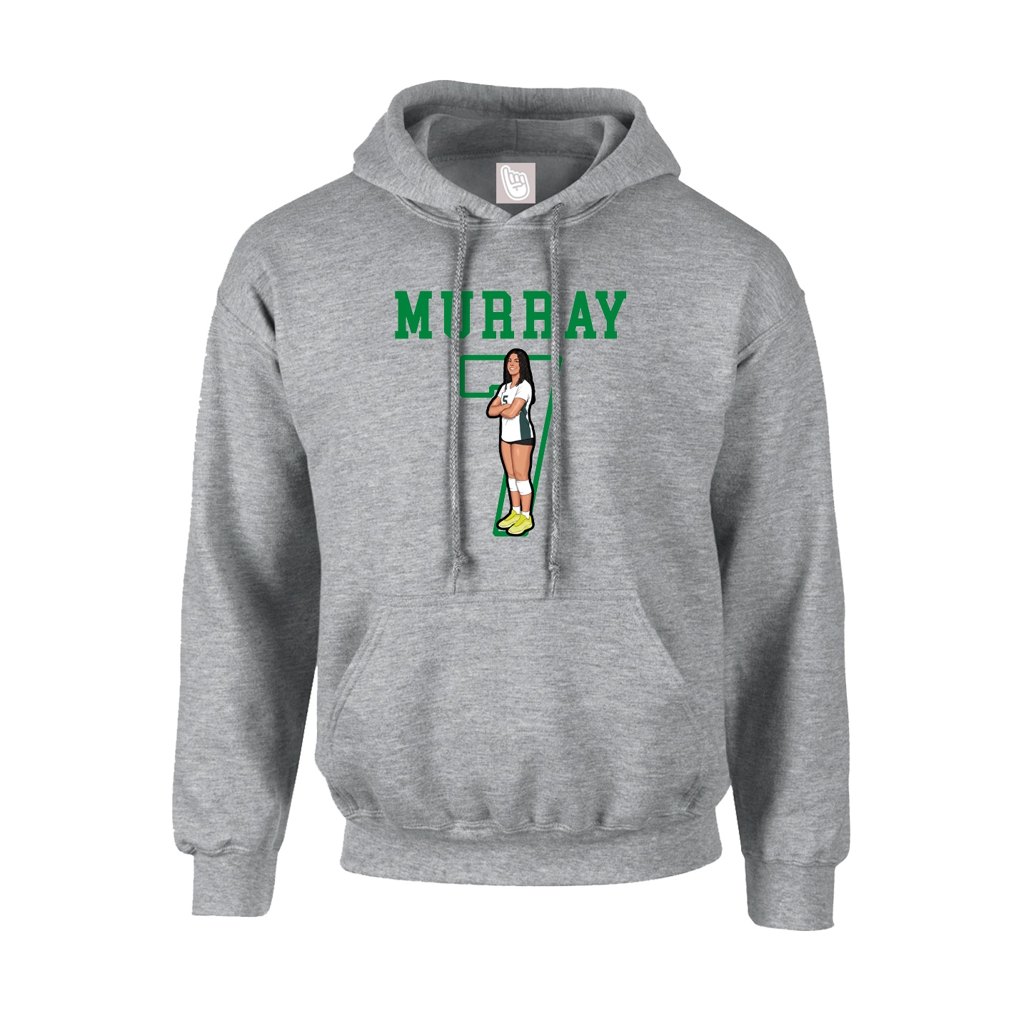 Hoodie — Shirsey in Grey