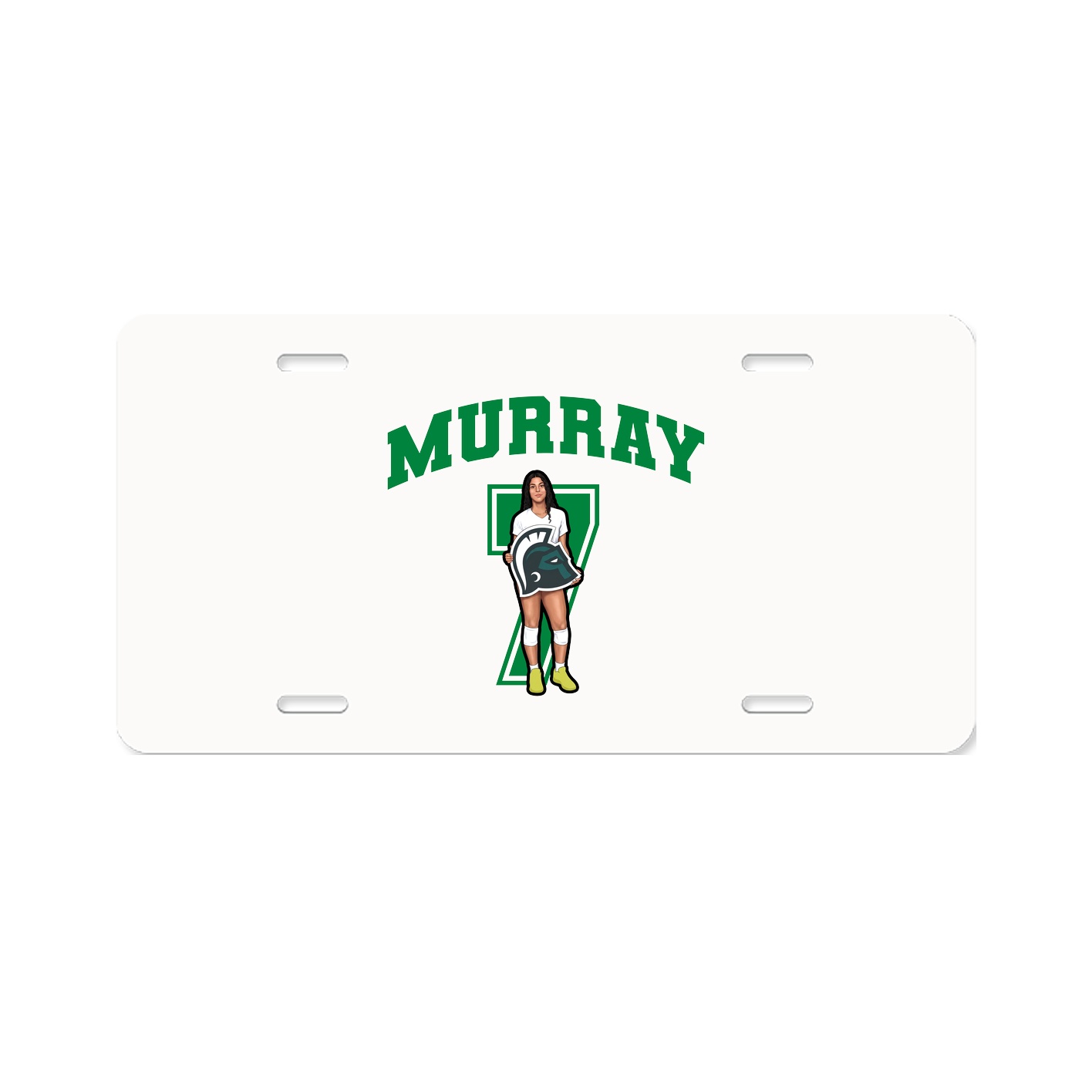 License Plate — Number in Classic