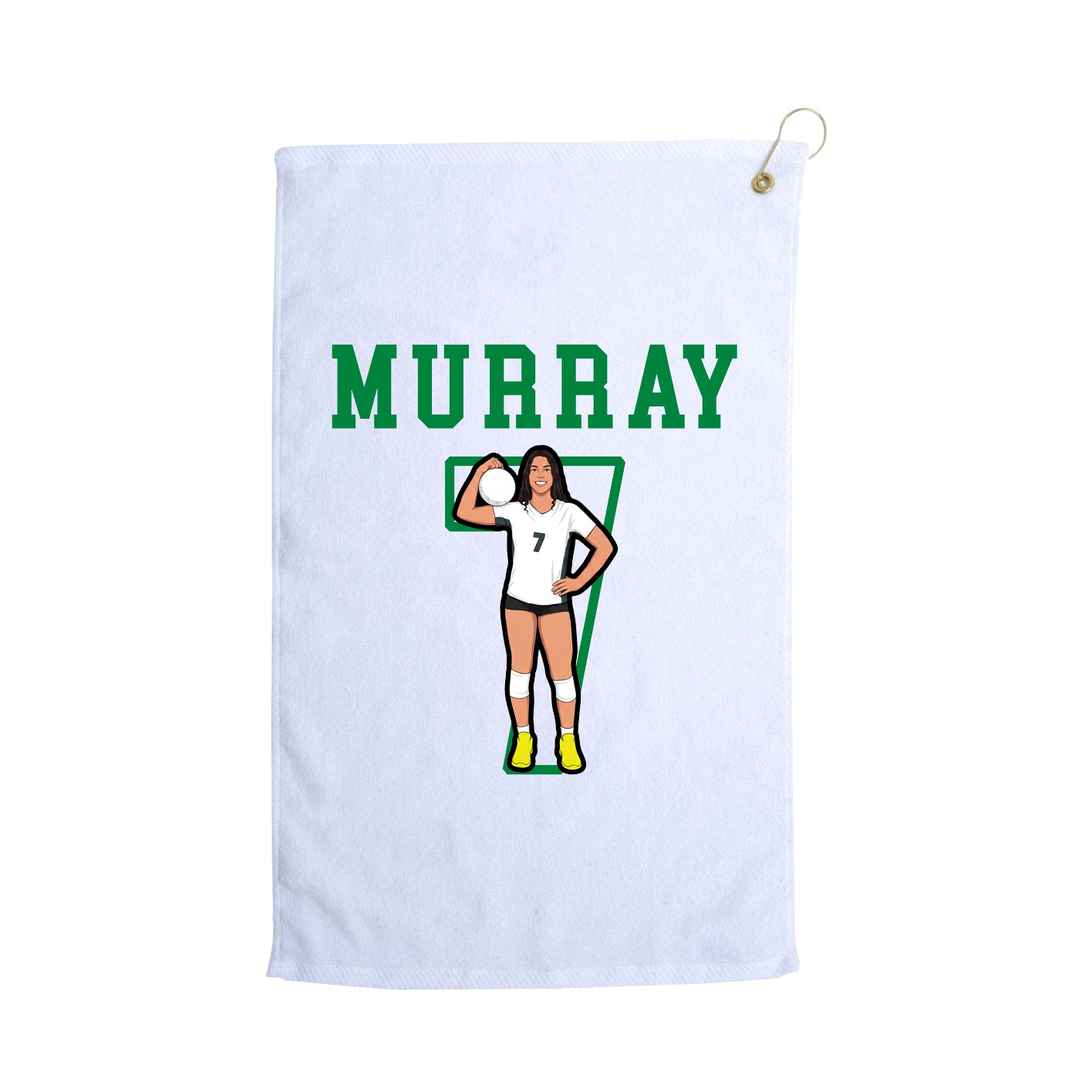 Golf Towel — Shirsey in White