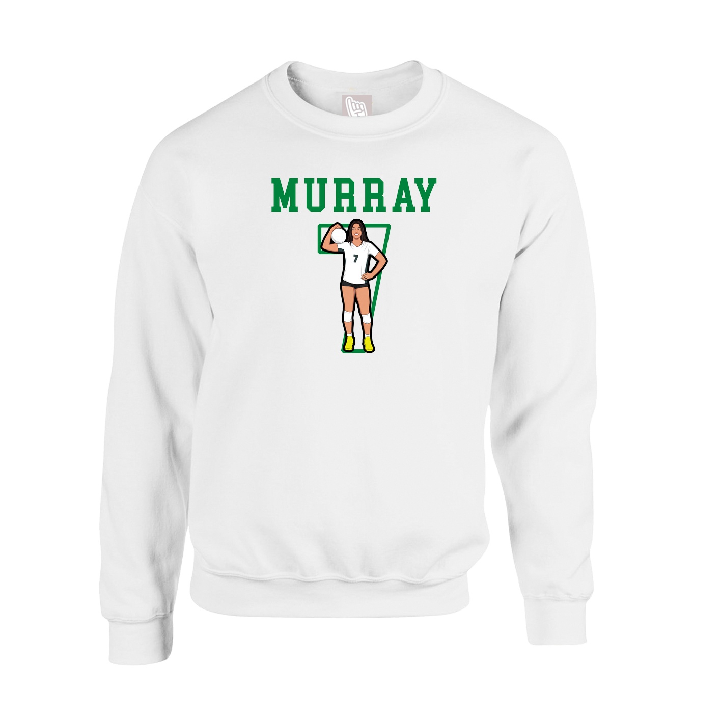 Fleece Crew — Shirsey in White