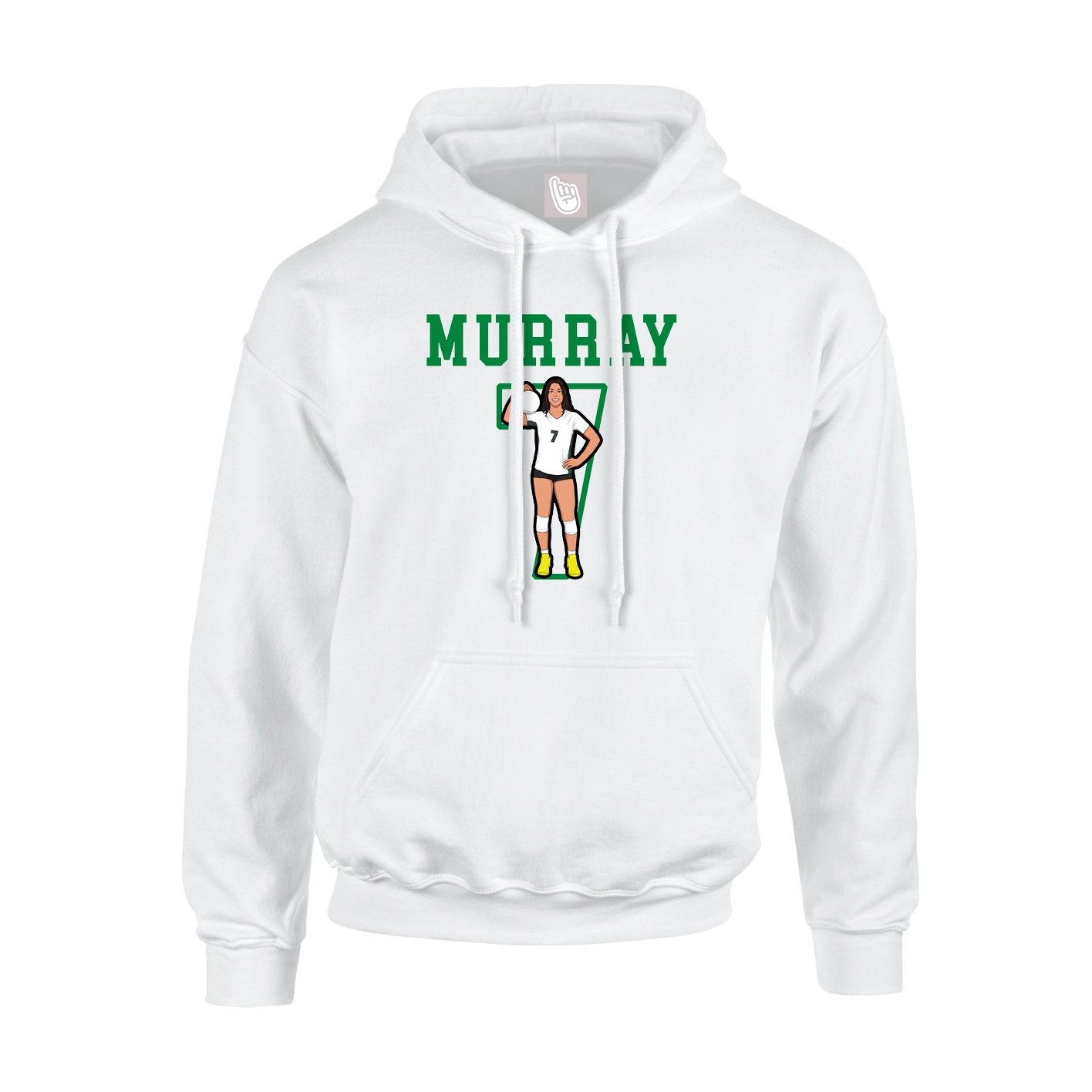 Youth Hoodie — Shirsey in White